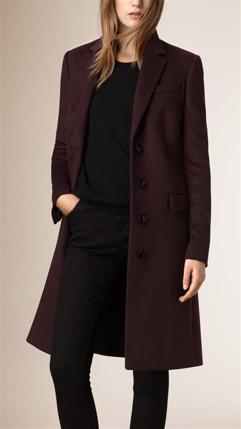 burberry purple wool coat|burberry wool coat outlet.